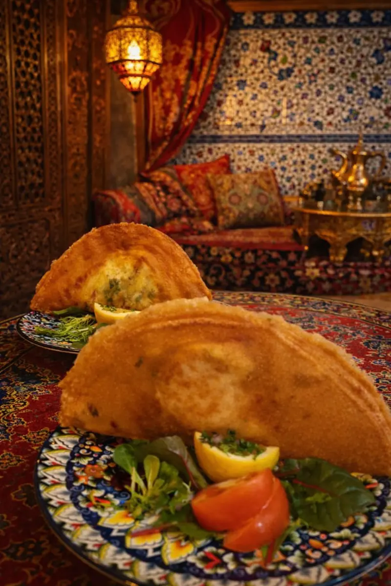 Samosas et briouates - entrées orientales maison au restaurant Le Mamounia Haguenau